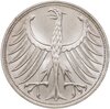 Германия 5 марок (deutsche mark) 1974 F  знак монетного двора: "F" - Штутгарт, Аукцион: Monetnik за 950 RUB