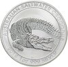 Австралия 1 доллар (dollar) 2014 P Australian Saltwater Crocodile (крокодил), Аукцион: Monetnik за 3 084 