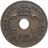 Британская Восточная Африка 10 центов (cents) 1952, Аукцион: Monetnik за 491 
