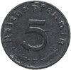 Германия, Третий рейх 5 рейхспфеннигов (reichspfennig) 1941, знак монетного двора: "E" - Мульденхюттен, Аукцион: Monetnik за 145 
