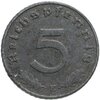 Германия, Третий рейх 5 рейхспфеннигов (reichspfennig) 1940, знак монетного двора: "E" - Мульденхюттен, Аукцион: Monetnik за 145 