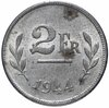 Бельгия 2 франка (francs) 1944, Аукцион: Monetnik за 143 