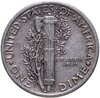 США 10 центов (дайм, one dime) 1942  Mercury Dime (дайм «Меркурий») без обозначения монетного двора, Аукцион: Monetnik за 472 RUB
