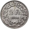 Швейцария 2 франка (francs) 1944, Аукцион: Monetnik за 1 149 RUB