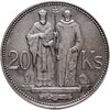Словакия 20 крон (korun) 1941 "Святые Кирилл и Мефодий", Аукцион: Monetnik за 2 800 RUB
