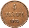 5 пенни (pennia) 1875, Аукцион: Monetnik за 988 RUB