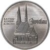 Германия (ГДР) 5 марок (mark) 1989 "500 лет со дня рождения Томаса Мюнцера, Церковь Св. Марии в Мюльхаузен", Аукцион: Monetnik за 713 RUB