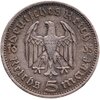 Германия 5 рейхсмарок (reichsmark) 1935  Гинденбург Третий рейх, Аукцион: Monetnik за 1 860 RUB