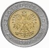 Польша 5 злотых (zlotych) 1994-2017, случайная дата, Аукцион: Monetnik за 225 