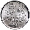 Сан-Марино 2 лиры (lire) 1980 "XXII летние Олимпийские Игры, Москва 1980", Аукцион: Monetnik за 390 RUB
