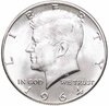 США 50 центов (1/2 доллара, half dollar) 1964 "Kennedy Half Dollar (Кеннеди)", Аукцион: Monetnik за 2 600 RUB
