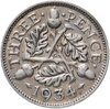 Великобритания 3 пенса 1934, Аукцион: Monetnik за 557 