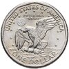 США 1 доллар (dollar) 1980 доллар Сьюзен Энтони знак монетного двора "S", Аукцион: Monetnik за 790 RUB