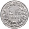 Швейцария 2 франка (francs) 1940, Аукцион: Monetnik за 1 300 RUB