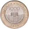 Колумбия 1000 песо (pesos) 2016, Аукцион: Monetnik за 1 150 RUB