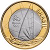Бразилия 1 real (реал) 2015 "XXXI летние Олимпийские Игры, Рио-де-Жанейро 2016 sailing (парусный спорт)", Аукцион: Monetnik за 304 