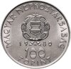 Венгрия 100 форинтов (forint) 1980 "Первый Советско-Венгерский космический полет", Аукцион: Monetnik за 1 250 