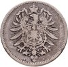 Германская империя 1 марка 1873-1914 [5 грамм чистого серебра], Аукцион: Monetnik за 599 