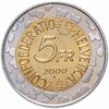 Швейцария 5 франков (francs) 2000 Карнавал в Базеле, Аукцион: Monetnik за 1 450 RUB