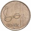 Норвегия 10 крон (kroner) 2008 "200 лет со дня рождения Генрика Вергеланна", Аукцион: Monetnik за 410 