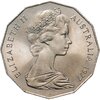 Австралия 50 центов (cents) 1977 "25-я годовщина вступления на престол королевы Елизаветы II", Аукцион: Monetnik за 630 RUB