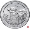 США 1/4 доллара (25 центов, квотер) 2016 D — "Национальный лес Шоуни" (31-й парк), Аукцион: Monetnik за 185 