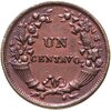 Перу 1 сентаво (centavo) 1936 CENTAVO написано прямо, Аукцион: Monetnik за 890 RUB