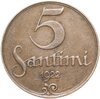Латвия 5 сантимов (santimi) 1922, Аукцион: Monetnik за 315 RUB