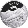 Соломоновы острова 25 долларов 2003 "Самолеты мира: Мессершмидт (Messerschmitt Me 262)", Аукцион: Monetnik за 4 900 