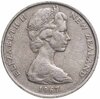 Новая Зеландия 10 центов (cents)/1 шиллинг (shilling) 1967, Аукцион: Monetnik за 290 RUB