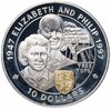 Фиджи 10 долларов (dollars) 1997 50 лет свадьбе Королевы Елизаветы II и Принца Филиппа, Аукцион: Monetnik за 2 518 RUB