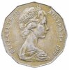 Австралия 50 центов (cents) 1977 "25-я годовщина вступления на престол королевы Елизаветы II", Аукцион: Monetnik за 484 