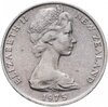 Новая Зеландия 10 центов - 1 шиллинг 1975, Аукцион: Monetnik за 210 