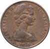 Новая Зеландия 2 цента (cents) 1967-1983 (случайный год), Аукцион: Monetnik за 179 