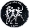 Сан-Марино 1000 лир (lire) 1992 "XXV летние Олимпийские Игры, Барселона 1992", Аукцион: Monetnik за 2 773 