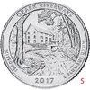 США 1/4 доллара (25 центов, квотер) 2017 S — "Живописные реки плато Озарк" (38-й парк), Аукцион: Monetnik за 338 