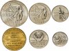 Набор 1967 "50 лет Октябрьской Революции" (5 монет с жетоном), Аукцион: Monetnik за 3 990 