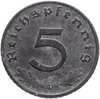 Германия, Третий рейх 5 рейхспфеннигов (reichspfennig) 1943, знак монетного двора: "D" - Мюнхен, Аукцион: Monetnik за 346 RUB