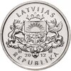 Латвия 1 лат 2012 "Ежик", Аукцион: Monetnik за 405 RUB