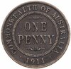 Австралия 1 пенни (penny) 1911, Аукцион: Monetnik за 690 