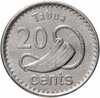 Фиджи 20 центов (cents) 2012, Аукцион: Monetnik за 190 RUB