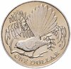Новая Зеландия 1 доллар (dollar) 1980 Птицы Новой Зеландии - Веерохвостка, Аукцион: Monetnik за 1 200 