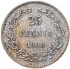 25 пенни (pennia) 1906 L монета для Финляндии, Аукцион: Monetnik за 537 RUB