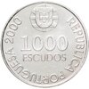 Португалия 1000 эскудо (escudos) 2000   "500 лет со дня рождения Жуана де Каштру", Аукцион: Monetnik за 1 668 