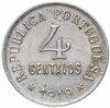 Португалия 4 сентаво (centavos) 1919, Аукцион: Monetnik за 646 