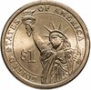 США 1 dollar (доллар) 2008 "Мартин Ван Бюрен (8-й президент США)", знак монетного двора "P" - Филадельфия, Аукцион: Monetnik за 610 