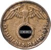 Германия (Третий рейх) 5 рейхспфеннигов (reichspfennig) 1938 "D", Аукцион: Monetnik за 289 