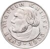 Германия, Третий Рейх 2 рейхсмарки (reichsmark) 1933 "450 лет со дня рождения Мартина Лютера", Аукцион: Monetnik за 4 013 RUB