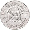 Германия, Третий Рейх 2 рейхсмарки (reichsmark) 1933 "450 лет со дня рождения Мартина Лютера", Аукцион: Monetnik за 4 013 RUB