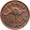 Австралия 1/2 пенни (penny) 1955, Аукцион: Monetnik за 216 RUB